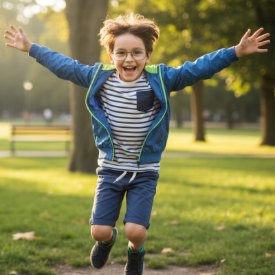 Police Jump jr 2 VK563 Kids Eyeglasses