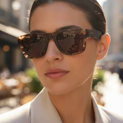 Gucci Rectangular Frame Sunglasses - Tortoiseshell Havana