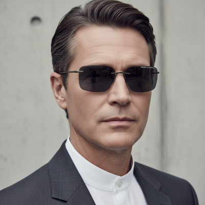 Porsche Design P8923 Rimless Square Sunglasses