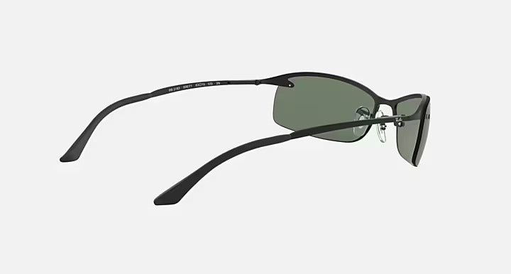 Ray-Ban RB3183 Men's Sunglasses – Matte Black / Orange Mirror (63mm) - Image 5