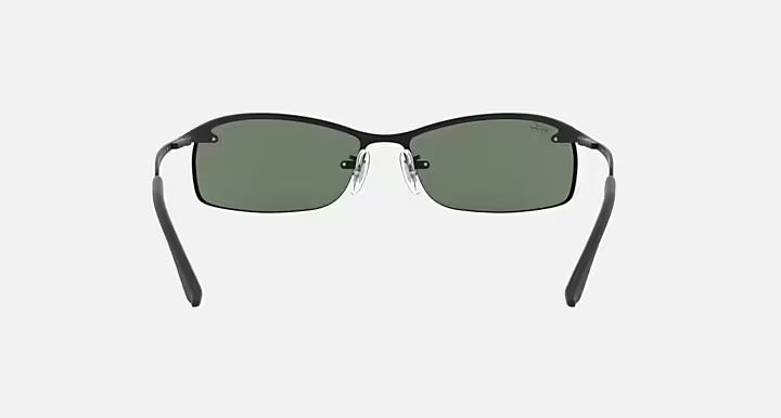 Ray-Ban RB3183 Men's Sunglasses – Matte Black / Orange Mirror (63mm) - Image 6