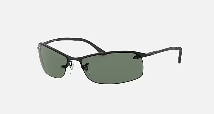 Ray-Ban RB3183 Men's Sunglasses – Matte Black / Orange Mirror (63mm) - Image 2